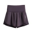 Női sportos rövidnadrág Magas derék Zsebekkel Egyszínű Kivitel Poliészter Spandex Rugalmas funkcionális rövidnadrág futáshoz fitneszhez 12