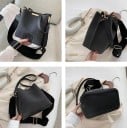 Női táska műbőrből vállon hordható Matt felület, amely velúrszerű megjelenésű Széles állítható pánt Cipzáras záródás 25 x 21 x 12 cm 8