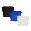 Női ujjatlan top Egyszínű O nyakú Könnyű poliészter top testhezálló szabás nyárra és rétegezéshez 3