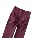 Női varrás nélküli push-up leggings magas derekú, elasztikus sportleggings edzéshez, fitneszhez, jógához, futáshoz, edzőteremhez, kényelmes fazon 28