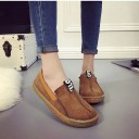 Női velúr espadrilles J1758 7