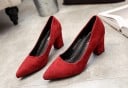 Női velúr körömcipő J2400 3