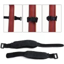 Noise Dampener for Guitar, Ukulele and Bass Guitar 215 x 80 cm Black Cotton Strap with Velcro Anti-Vibration Dampening Strap for 7 to 10 Strings 3