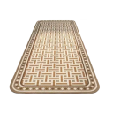 Non-slip Rug 40 x 60 cm Kitchen Mat Absorbent Rug Retro Tile Pattern Bathroom Rug Living Room Hallway 1