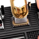 Non-Slip Tool Rest Mat Magnetic Silicone Mat for Hairdressers and Barbers Waterproof Organiser for Styling Tools 48.5 x 31.5 x 0.9 cm 2