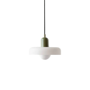 Nordic retro sklenený luster Okrúhle závesné svietidlo 220V Držiak žiarovky E27 Nastaviteľný kábel 1,3 m LED žiarovka Súčasný vintage design 1