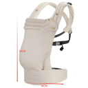 Nosidełko kangur dla niemowląt i małych dzieci 3-36 miesięcy 55 x 36 cm Włókno syntetyczne i bawełna Ergonomiczne noszenie Nosidełko dla dziecka na brzuszku 2