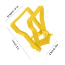 Nosiță pentru butelii cu apă cu mânere ergonomice 12,5 × 14 × 5,5 cm suport din plastic albastru pentru transportul sticlelor mari 3