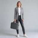 Notebook táska 13-tól 14,2 hüvelykig légzsákkal párnázva 37 x 27 x 6 cm Leválasztható pánt MacBook Air és Pro számára 11