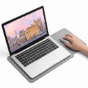 Notebookhülle für 15 bis 16 Zoll aus Kunstleder mit Klappe 28 x 37 cm Mauspad für MacBook Pro 15 und Pro 16 6