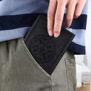 Notizblock im Retro-Stil, A6, mit Schnur, liniertes Notizbuch mit geprägtem Muster, Taschennotizbuch für Büro und Reisen 5