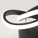 Nowoczesna lampa wisząca z oświetleniem LED z 3 regulowanymi kolorami Oświetlenie sufitowe z regulowaną temperaturą barwową 24 x 10 cm 4