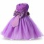 Nowoczesna sukienka dziewczyny - fioletowa 2