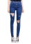 Nowoczesne jeansy damskie z dziurami J1388 1