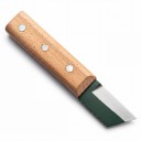 Nóż do szczepienia z ukośnym ostrzem 16,7 cm Metalowe ostrze 6 cm i brązowy drewniany uchwyt Do szczepienia i okulizacji drzew owocowych i krzewów 6