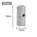 Núcleo de perforación 35×70 mm corona hueca de metal para perforaciones precisas en materiales de construcción 2