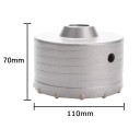 Nucleo di perforazione 110×70 mm corona cava in metallo per la perforazione di fori di grande diametro nei materiali da costruzione 2