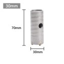Nucleo di perforazione 30×70 mm corona cava in metallo per la creazione di fori nei materiali da costruzione 2