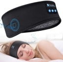 Nukkujan kuulokkeet kankaasta valmistetussa Bluetooth 5.0 -pannassa Korvalla ja silmillä käytettävä Akunkesto 7 tuntia Kantama 10 m Musiikin 3