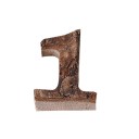 Números decorativos de madera C474 1