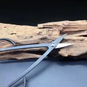 Nůžky na bonsaje s dlouhými rukojeťmi a úzkými čepelemi 4,5 cm Ocelové černé Zahradní nůžky pro tvarování rostlin a jemný řez 2