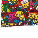 Nyári gyerekpóló Hysteric Mini 100% pamut Ujjatlan felső fiúknak és lányoknak Anime stílusú színes rajzolt mintákkal O nyakkivágással Magas minőség 6