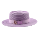 Nyári szalmakalap nőknek 56-58 cm Elegáns női napkalap szalaggal Utazó strandkalap Napvédelemmel 5