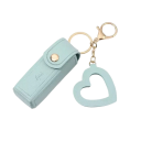 Nyckelring 9 x 3 cm Fodral för läppstift PU läder Bärbar mini väska för nycklar Handväska Elegant kosmetiskt tillbehör 7