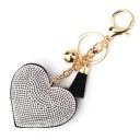 Nyckelring i läder Heart J3500 7