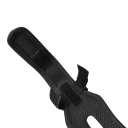Nylon etui til fiskestangholder beskyttende cover 8,3 x 27 cm holdbart materiale sort fiskeredskab til opbevaring 4