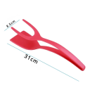 Nylon keukendraaitang 31 x 8,5 cm Hittebestendig Ergonomische handgreep Antiaanbaklaag Ideaal om te grillen en te frituren 2