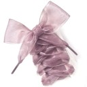 Nylon snørebånd 120 cm flade bånd med satin glans Dekorative mode snørebånd til sneakers, ballerinaer og elegante sko 7