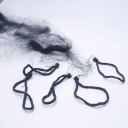 Nylon Sort Fuglenet 4x2 m Beskyttelsesnet til Have og Altan Net 2 cm Skadeforebyggende Nylon Fuglebarrierer Mod Indtrængen 3