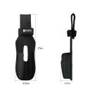 Nylonové pouzdro na držák rybářského prutu ochranný obal 8,3 × 27 cm odolný materiál černé rybářské příslušenství pro uložení 3