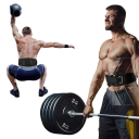 Nylonový vzpěračský pás vel. L pro obvod pasu 81–96 cm, self-lock opasek šířky 15 cm na silový trénink, CrossFit a powerlifting 3