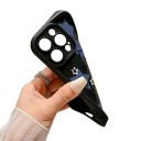 Obal na Samsung Galaxy A37 s hviezdami Silikónový a odolný Zvýšené okraje nad displejom Čierny s modrými hviezdami Ochrana fotoaparátu Na deň 5