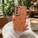 Obal na Samsung Galaxy S25 Ultra s motívom čerešní Silikónový kryt s ochranou fotoaparátu Ochranné puzdro na mobil S25 Ultra Na každý deň 11
