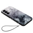 Obal na Samsung Galaxy S26 so šnúrkou na ruku Mramorový dizajn Ohebné TPU puzdro Kryt na mobil do mesta aj na výlety 7