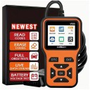 OBD2-diagnosverktyg V500 felkodsläsare för bilar efter 1996 LCD-display 9 protokoll 8 språk Voltmeter 2