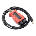 OBD2 J2534 USB Diagnosestecker für Jaguar Land Rover SDD V165 V160 und Volvo Vida 2014D 2015A sowie Toyota Techstream 18.00.008 rot 6