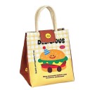 Obedová termo taška s motívom hamburgera 19x22,5x17 cm Izolačná chladiaca taška na jedlo s hliníkovou fóliou so suchým zipsom a drukmi 1 Obedová termo taška s motívom hamburgera 19x22,5x17 cm Izolačná chladiaca taška na jedlo s hliníkovou fóliou so suchým zipsom a drukmi 1