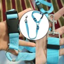 Obiectiv de protecție pentru câini 2 în 1 cu curea de nailon 4 Obiectiv de protecție pentru câini 2 în 1 cu curea de nailon 4