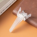 Objemképző hajcsat 9 cm × 4 cm Klipsz a hajemeléshez Formázó fésű a frizura volumenéhez 3