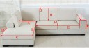 Obliečka na pohovku Bavlnená a ľanová tkaná Poťah na pohovku Protišmykový Univerzálny poťah Vhodný pre všetky ročné obdobia 110x210cm 5
