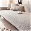 Obliečka na pohovku Bavlnená a ľanová tkaná Poťah na pohovku Protišmykový Univerzálny poťah Vhodný pre všetky ročné obdobia 110x240cm 10