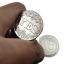 Oboustranná kovová mince 2,5 cm s nápisy Yes a No na každé straně Mince na pomoc při rozhodování Ano a Ne Sběratelská pozlacená mince 5