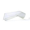 Obrotowa szczotkowa końcówka 14×9,2 cm plastikowa do odkurzacza B203665y 38/45 mm przezroczysta głowica do prania i głębokiego czyszczenia dywanów 7