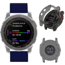 Obudowa na zegarki Garmin Fenix 6 i 6 Pro Przezroczysta osłona ramki Elastyczne etui TPU do ochrony inteligentnych zegarków sportowych Garmin 11