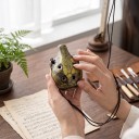Ocarina de cerámica colgante 6 agujeros 7 x 4,2 cm Esmaltada hecha a mano Con cordón para el cuello Mini instrumento musical 9