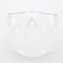 Occhiali da ciclismo a visiera intera con protezione UV400 Maschera sportiva per il viso Maschera anti-riflesso contro la polvere Schermo protettivo anti-appannamento 12